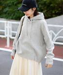 《セットアップ対応可》エアリーワイドシルエットフーディー