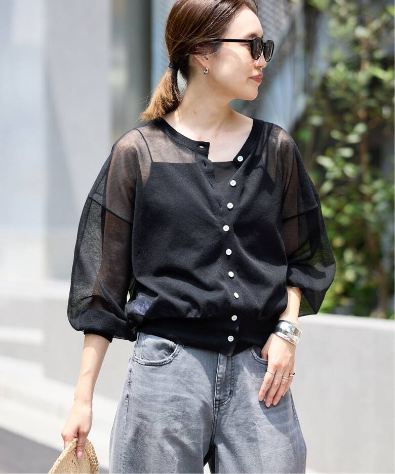 シアーラミーカーディガン  詳細画像4