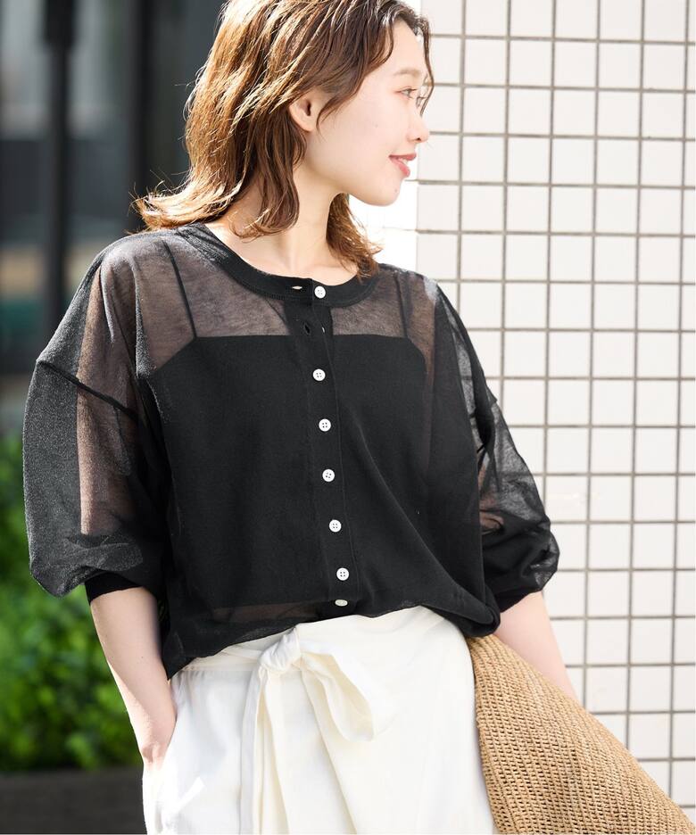 シアーラミーカーディガン  詳細画像10