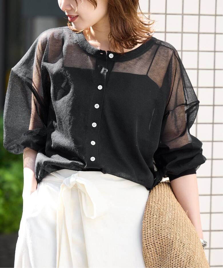 シアーラミーカーディガン  詳細画像13