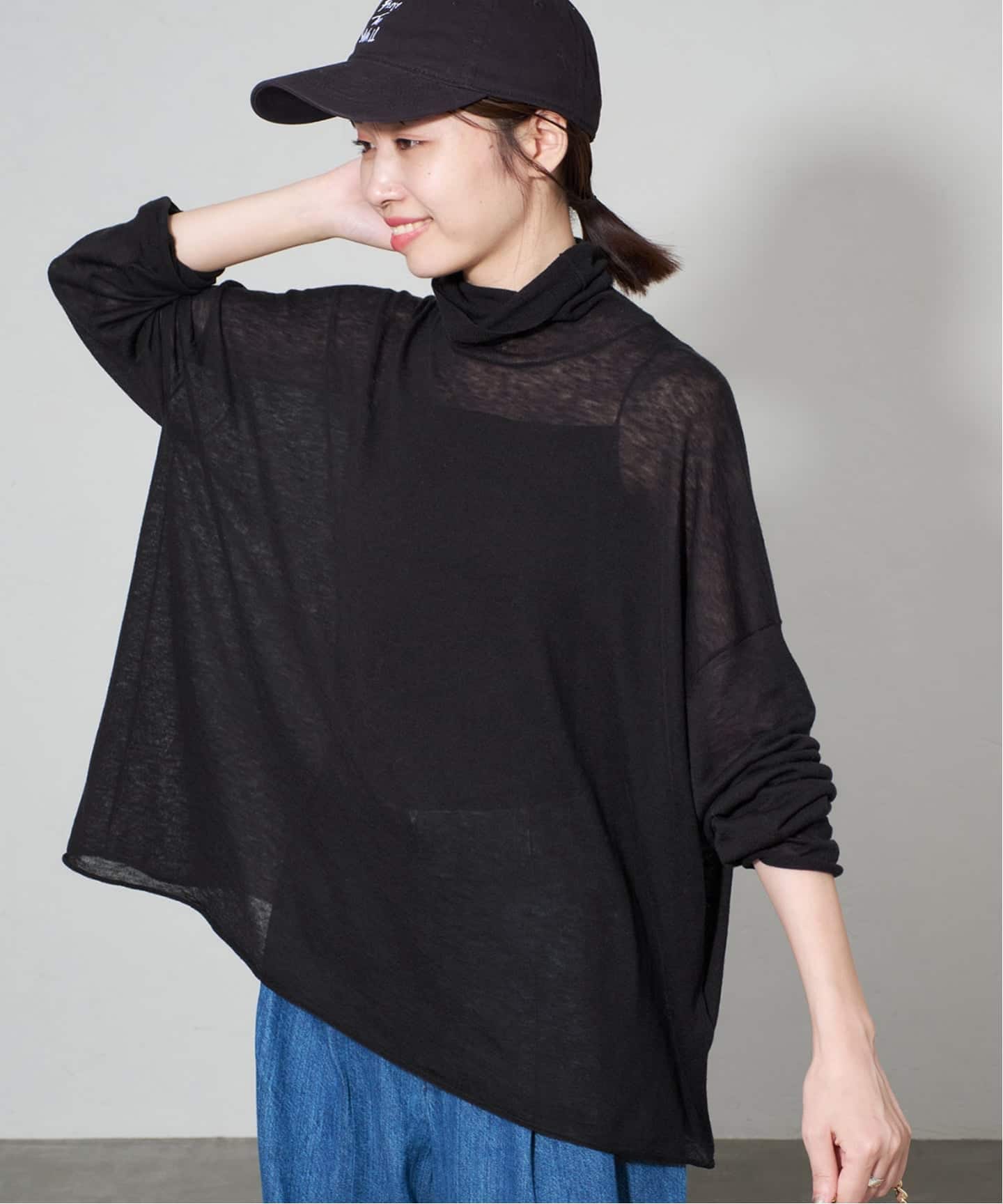 SLOBE IENA(スローブイエナ) 長袖セーター レディース 白 タートルネック SLOBE IENA（スローブイエナ）の「RICHESS ハイネックプル