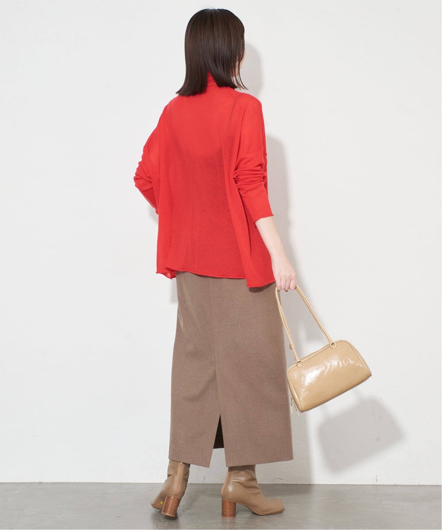 スイビワイドシルエットタートルプルオーバー（ニット／セーター