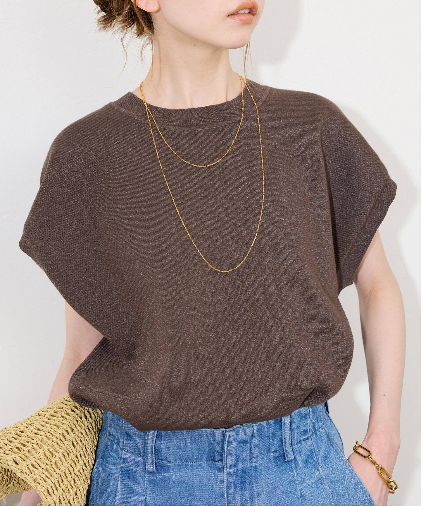 ダブルフェイスバックオープンベスト（ベスト）｜SLOBE IENA（スローブ  