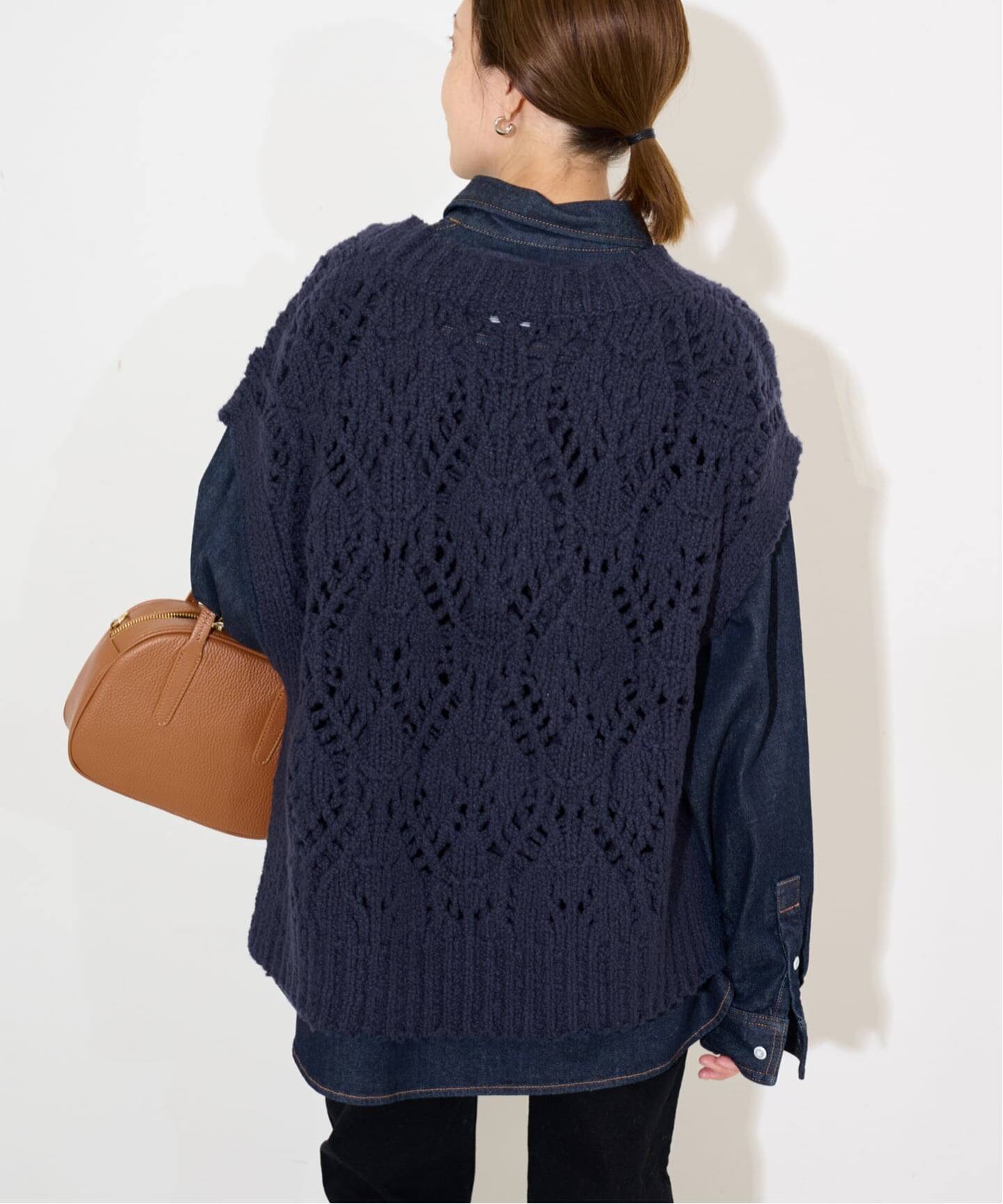 スローブ イエナ（SLOBE IENA）/ガラアミニットベスト ガラアミニットベスト（ベスト）｜SLOBE IENA（スローブ イエナ）の