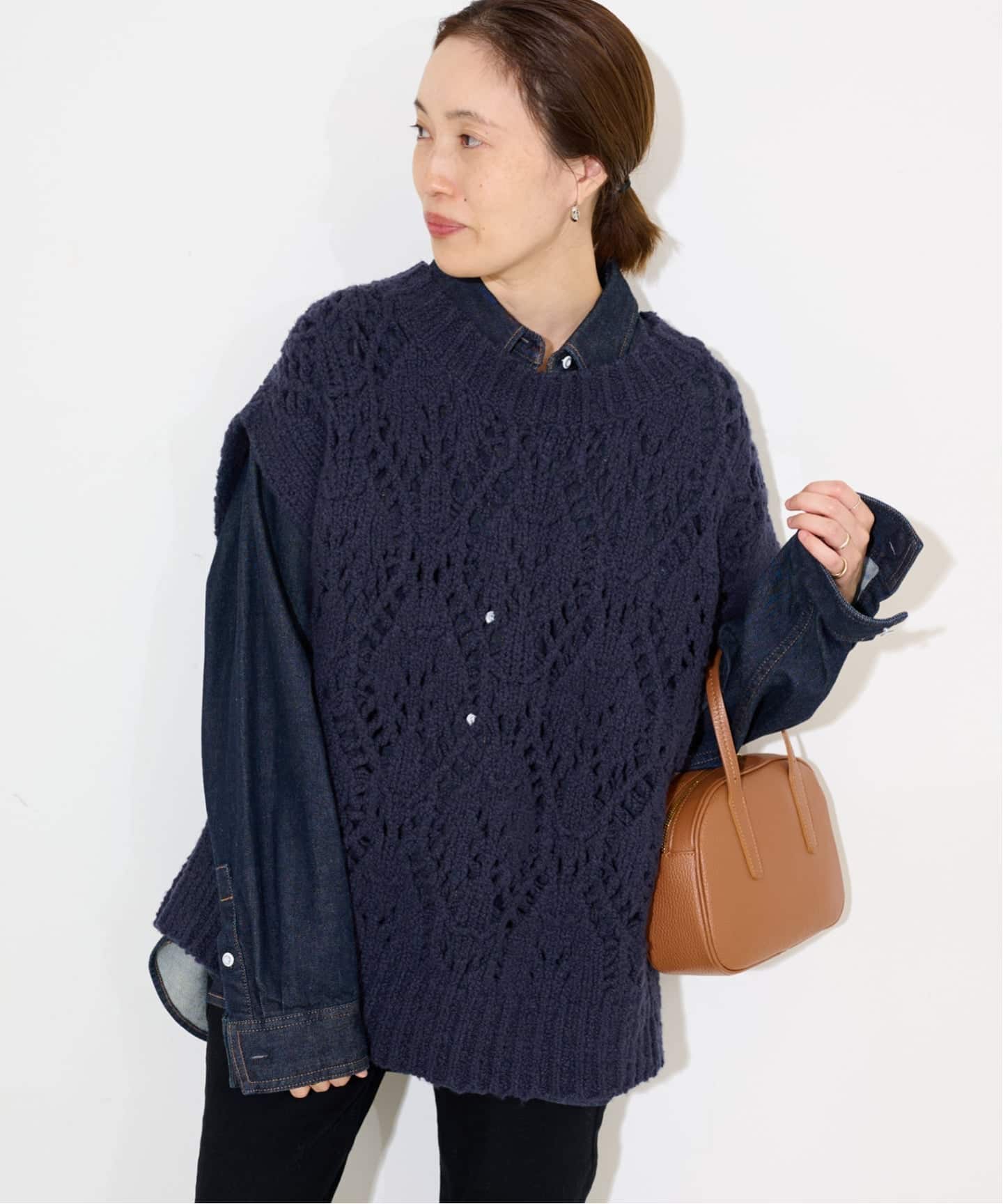 スローブ イエナ（SLOBE IENA）/ガラアミニットベスト ガラアミニットベスト（ベスト）｜SLOBE IENA（スローブ イエナ）の