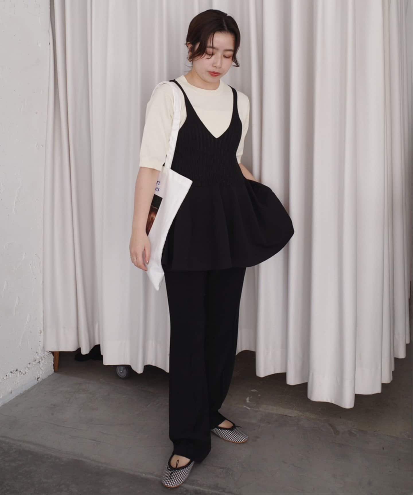 IENA イエナ　ペプラムニットビスチェ IENA｜ペプラムニット ビスチェ | Rakuten Fashion(楽天
