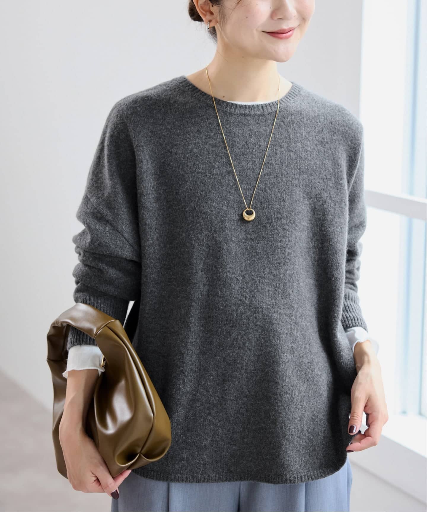 ラムウールプルオーバー（ニット／セーター）｜SLOBE IENA（スローブ