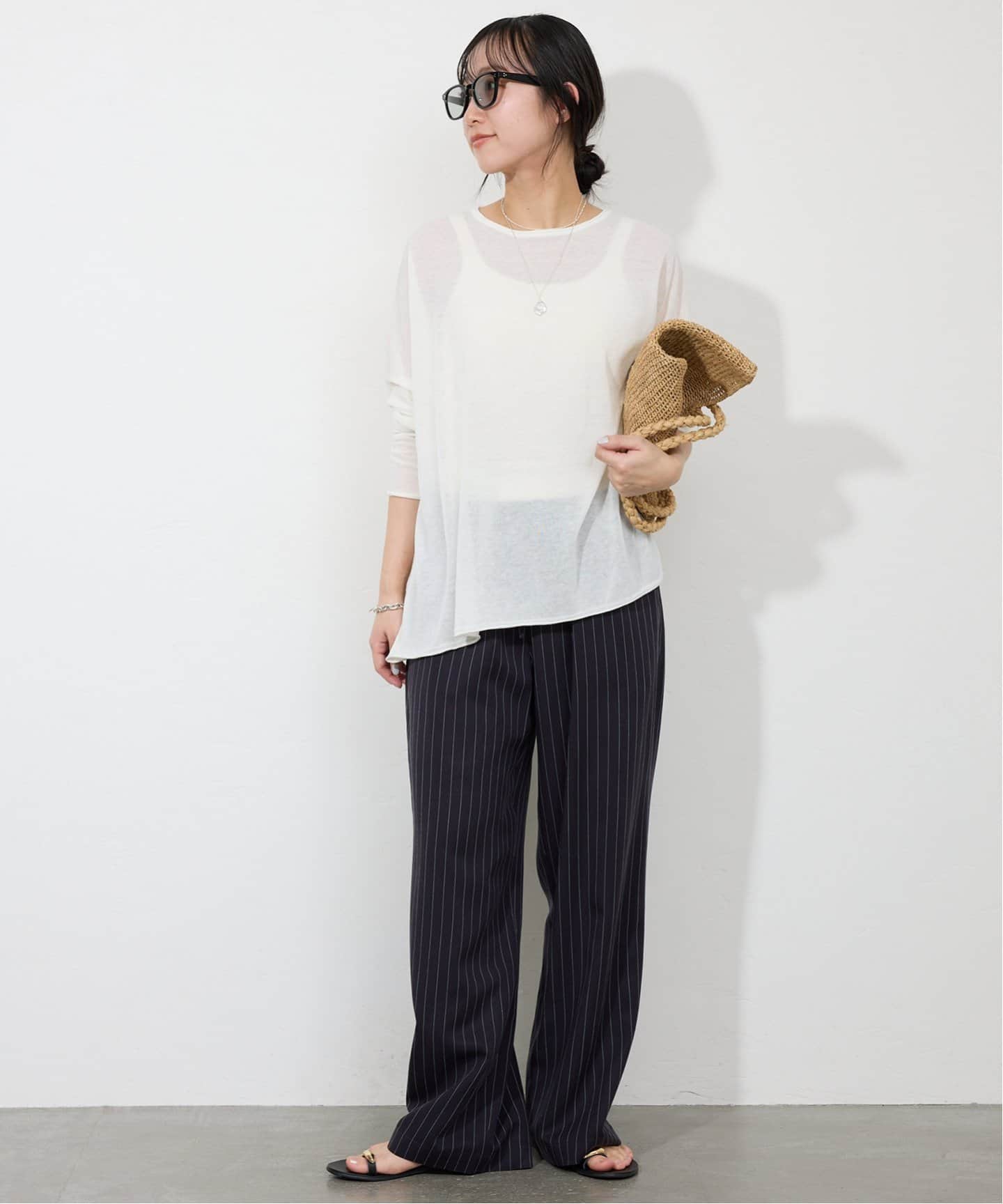slobe iena コットンシルクビッグプルオーバー 追加》コットンシルクビッグプルオーバー（ニット／セーター