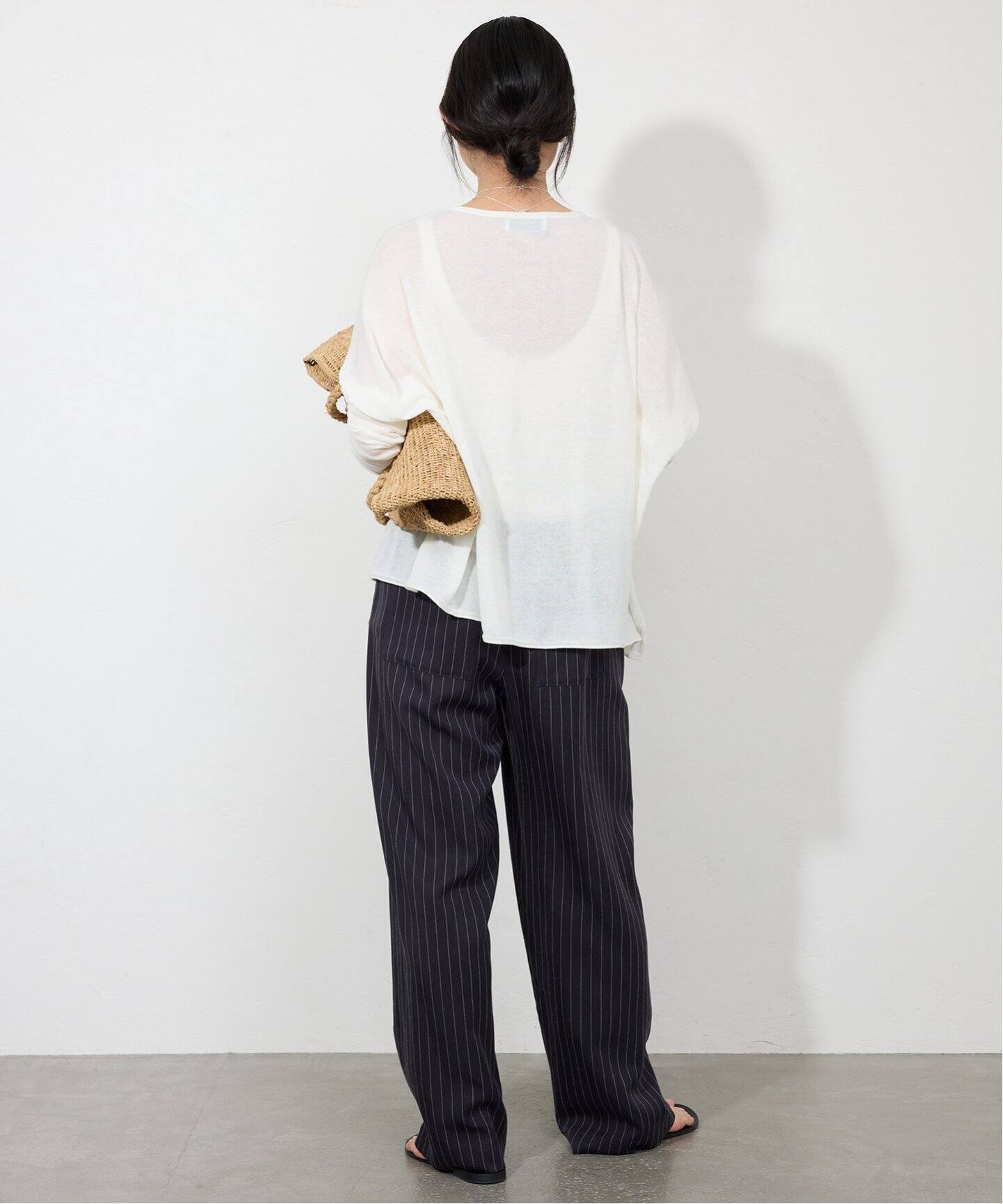 slobe iena コットンシルクビッグプルオーバー 追加》コットンシルクビッグプルオーバー（ニット／セーター