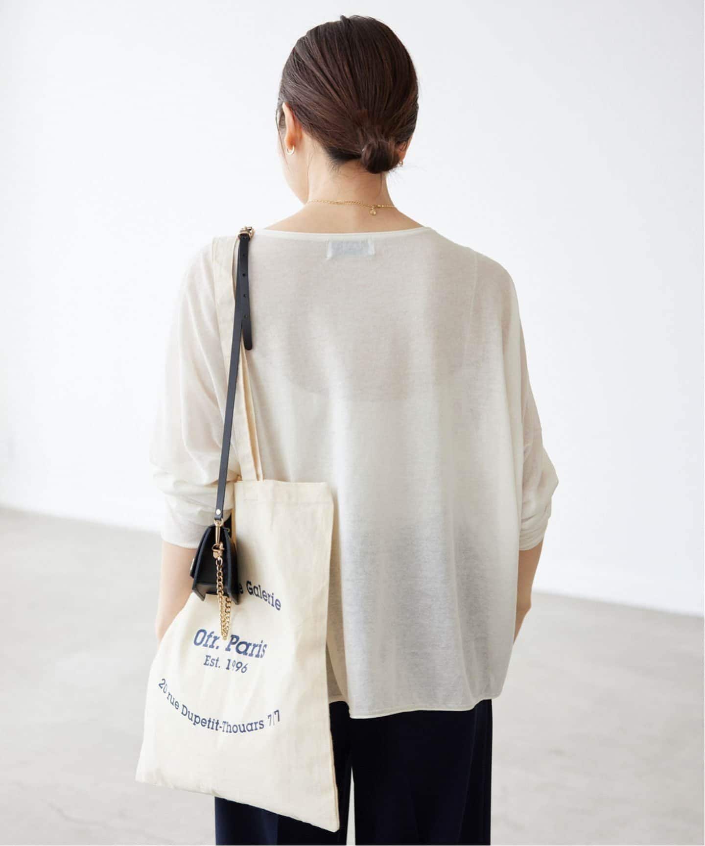 slobe iena コットンシルクビッグプルオーバー 追加》コットンシルクビッグプルオーバー（ニット／セーター
