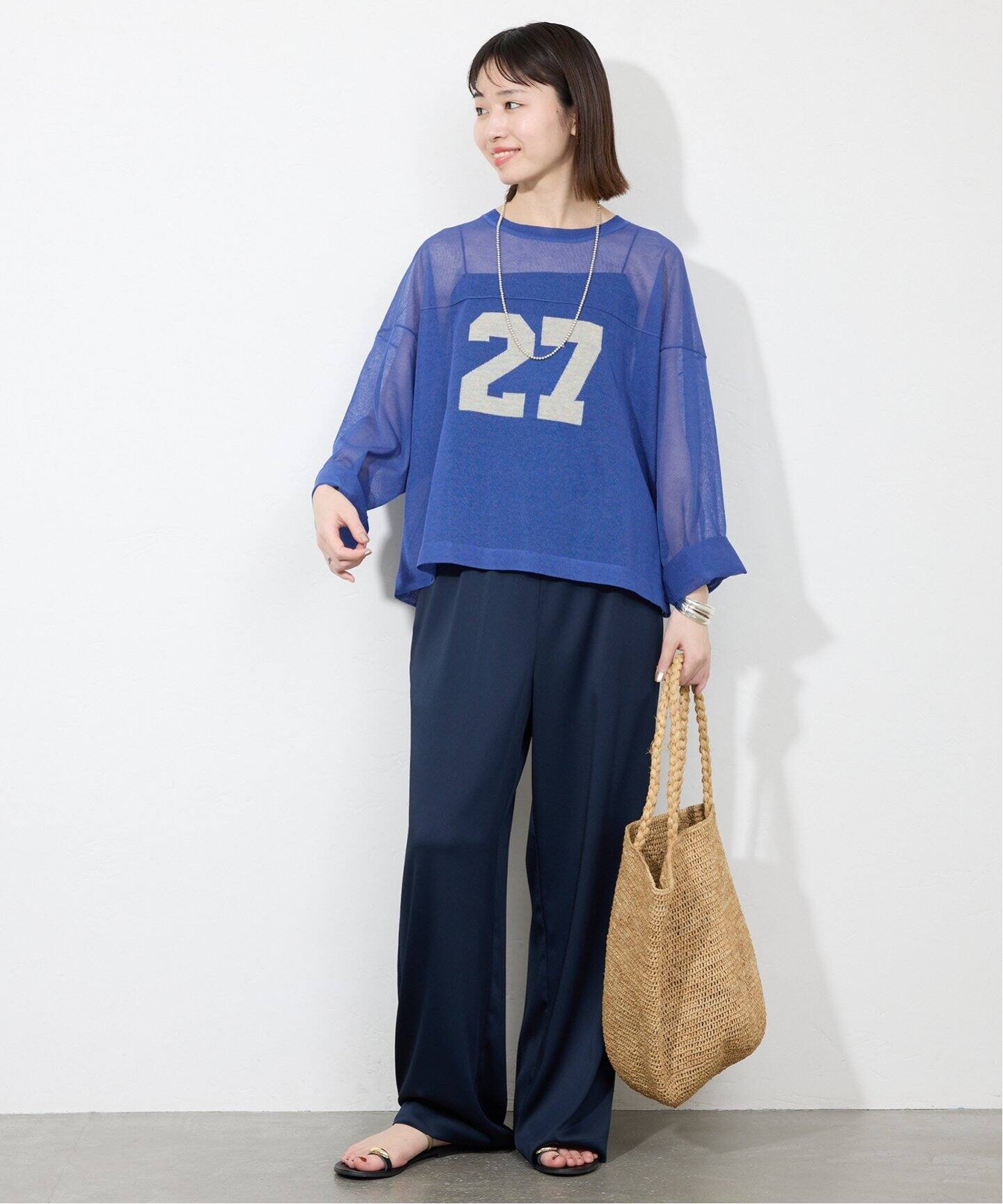 シアーナンバリングロゴニット（ニット／セーター）｜SLOBE IENA  