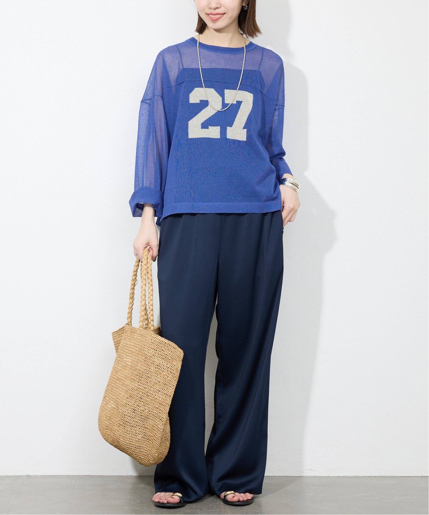 シアーナンバリングロゴニット（ニット／セーター）｜SLOBE IENA  