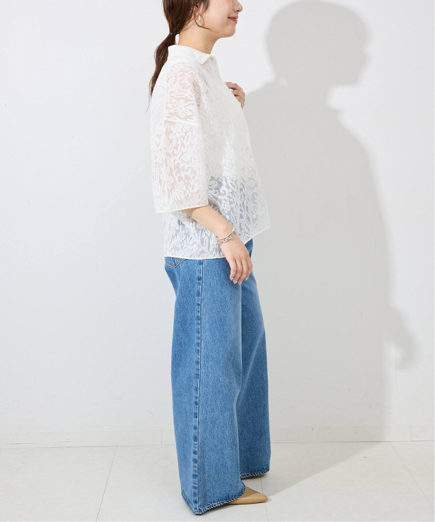 レースニットシャツ（ニット／セーター）｜SLOBE IENA（スローブ  