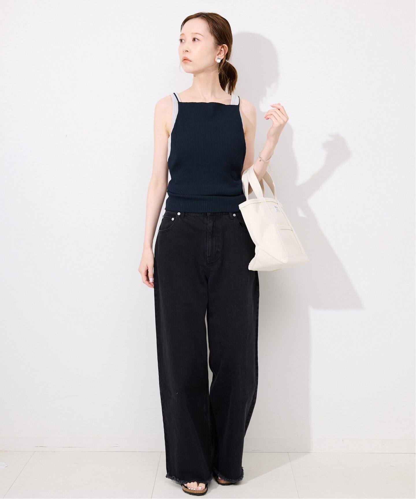 スローブイエナ　2025SS ニットキャミソール スローブイエナ 2025SS ニットキャミソール スローブイエナ