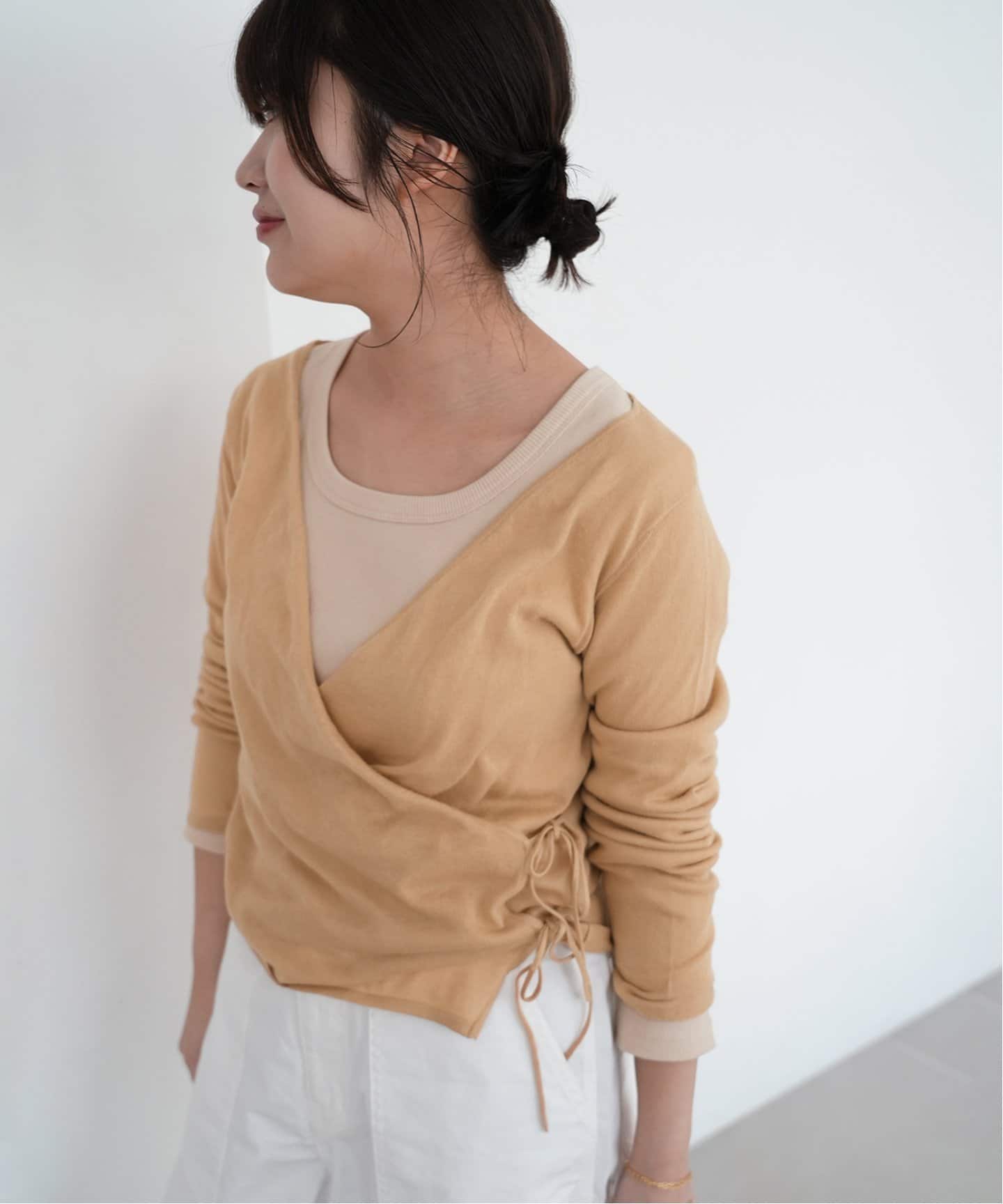 SAWAHOKOカシュクールニット WEB/一部店舗限定》SAWAHOCOカシュクールニット（ニット／セーター