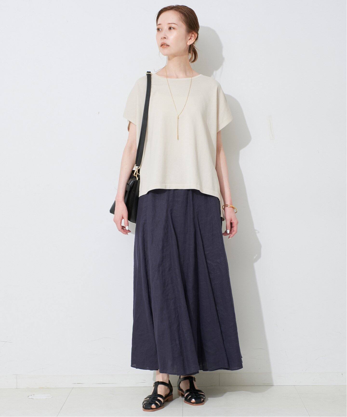 接触冷感/UV機能》FROSTY COTTON ショートスリーブプルオーバー