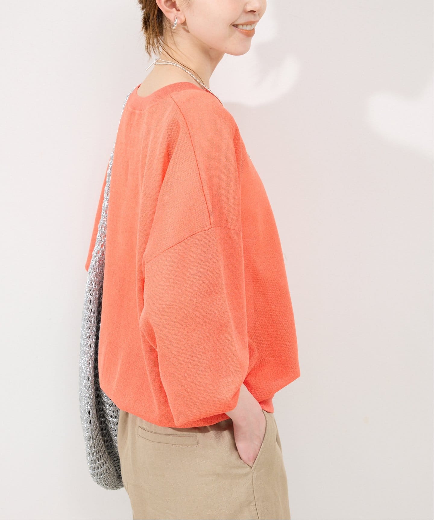 SLOBE IENA - 新品 SLOBE IENA シアーニットプルオーバー シャツ