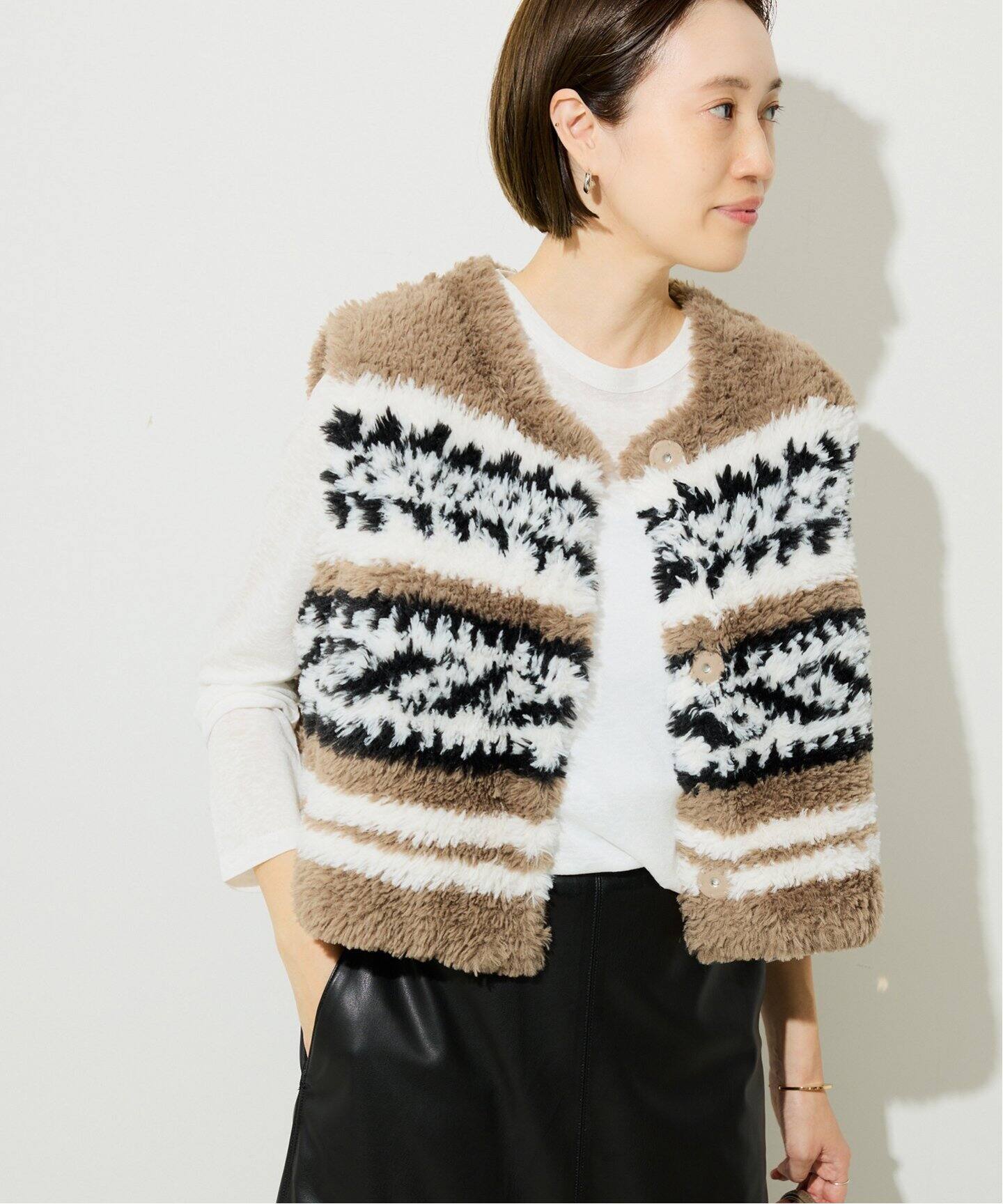 earih バルマカーンコート　ファーベスト　slobe IENA earih バルマカーンコートファーベストslobe IENA