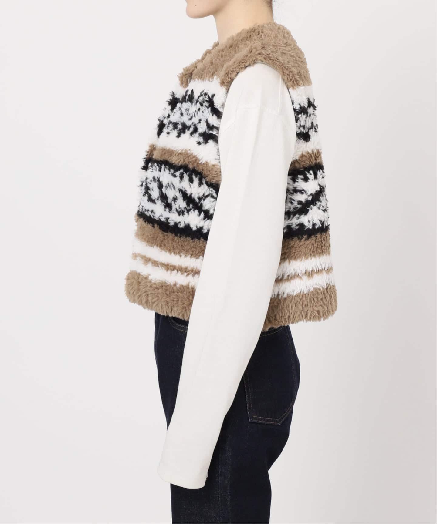 SLOBE IENA フーディECOファー　　1月15日まで限定出品 SLOBE IENA ☆フーディECOファー - メルカリ
