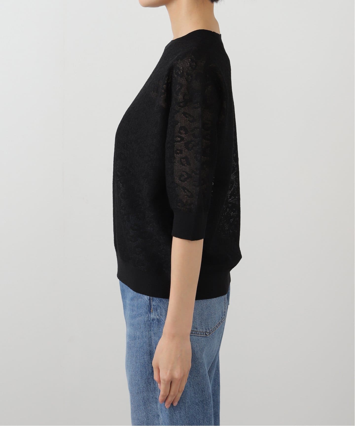 スローブ イエナ（SLOBE IENA）/シアーレオパードニット シアーレオパードニット（ニット／セーター）｜SLOBE IENA（スローブ