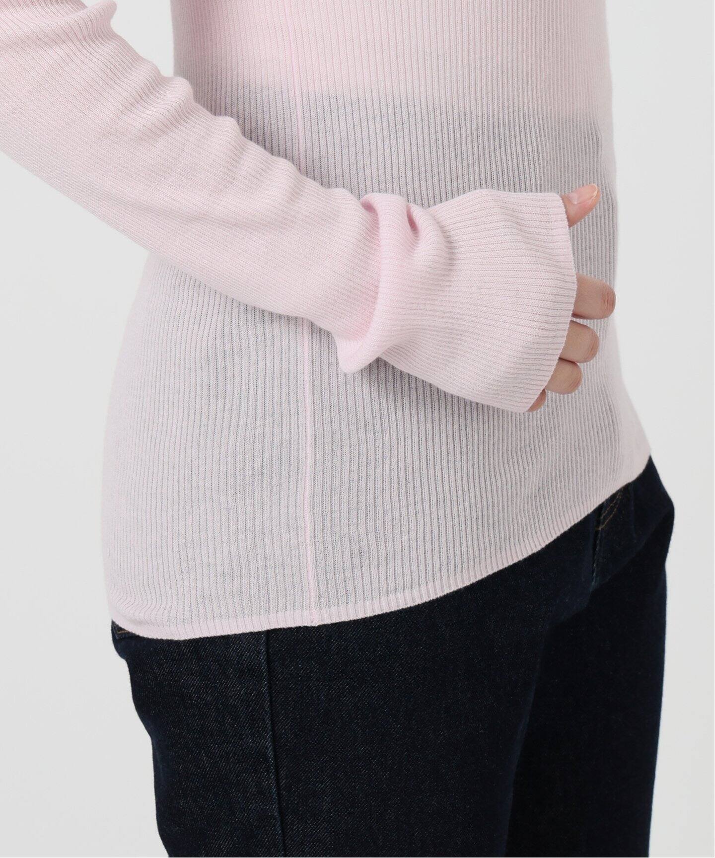 SLOBE IENA　ニット　ピンク ¥11,000税込 セットアップ対応可/追加予約》ウォッシャブルスムース クルー