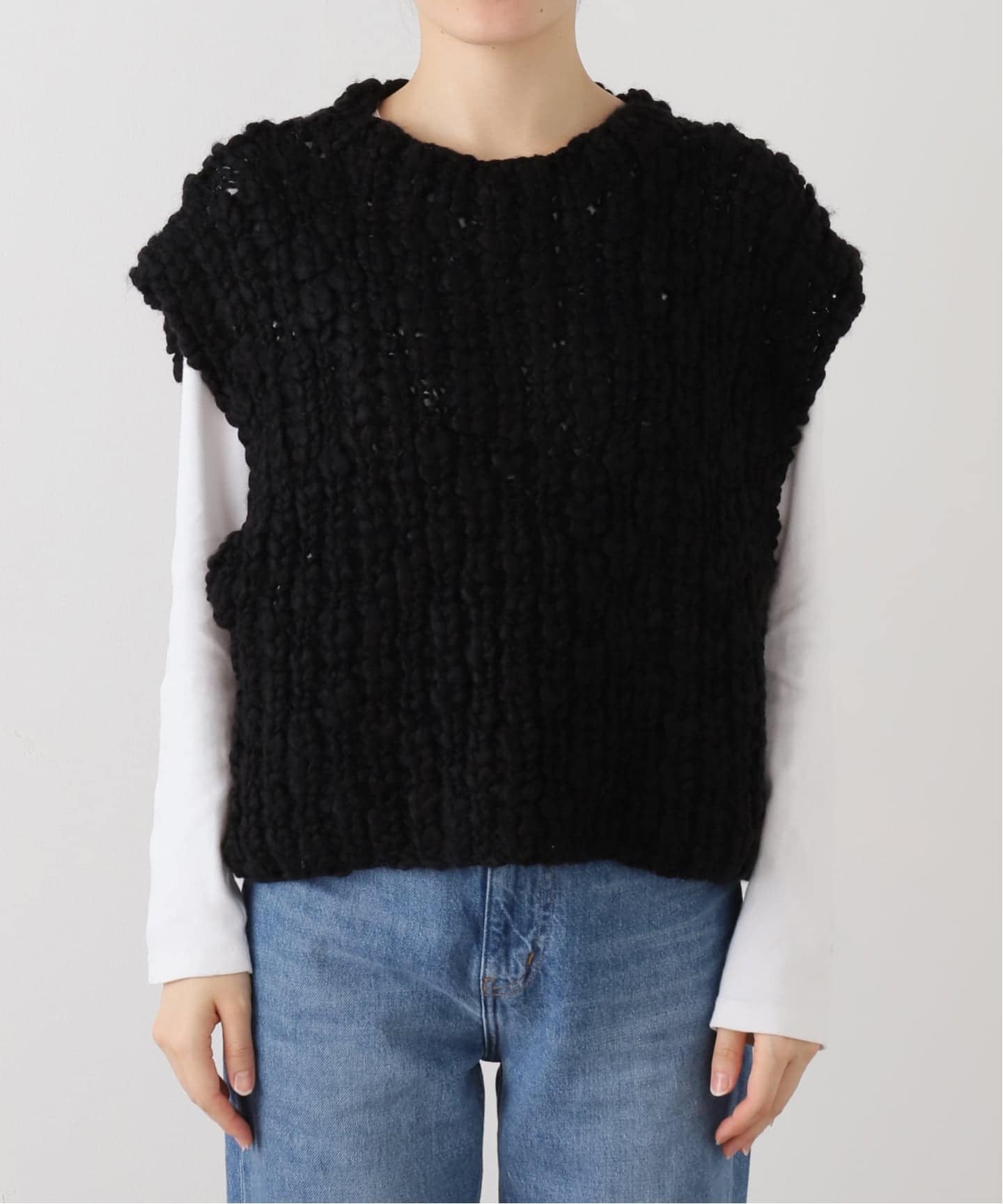 ニットコンビネゾン　スローブイエナ ニットコンビネゾン スローブイエナ ニットコンビネゾン