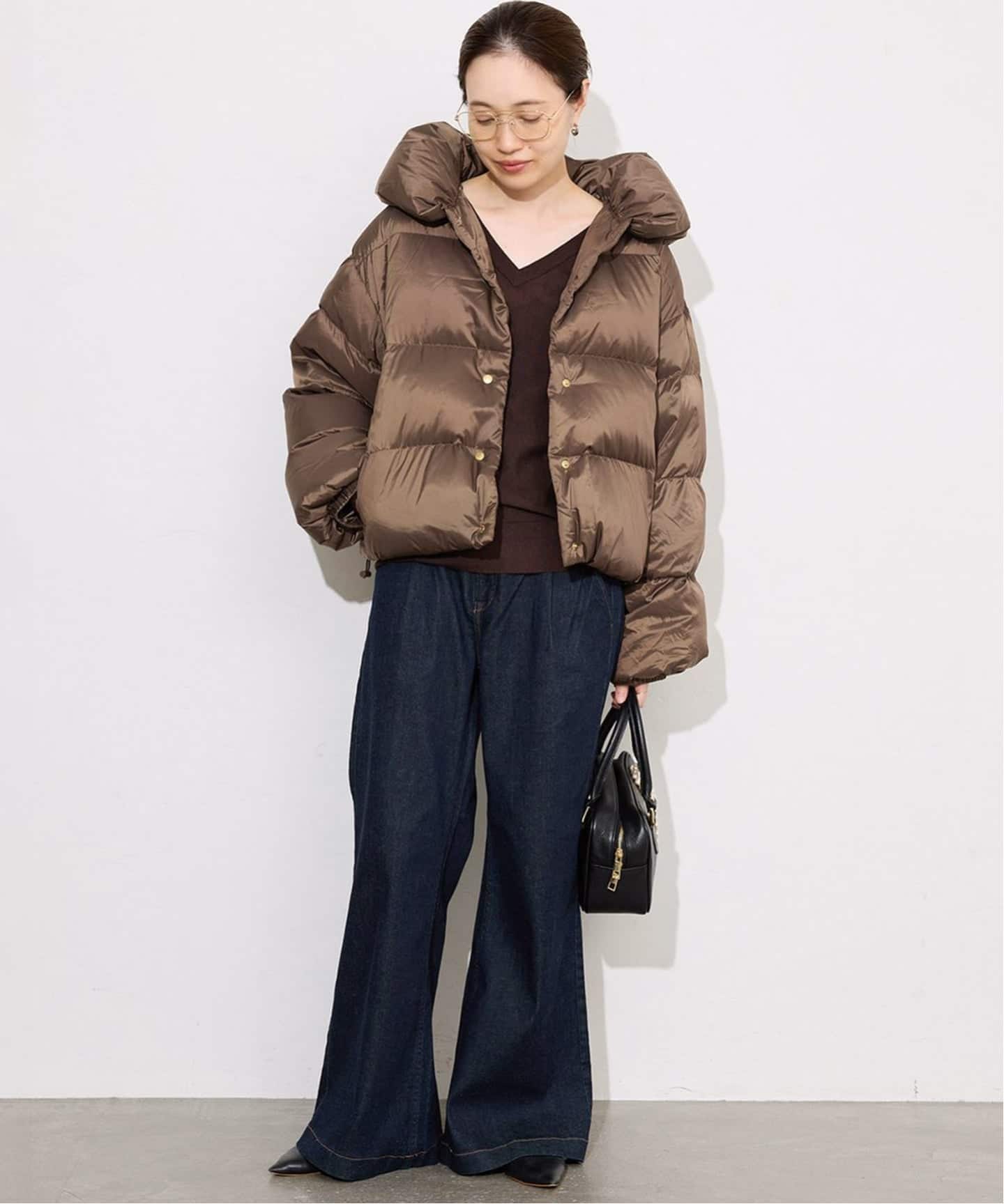 ウォッシャブルドルマンVネックプルオーバー（ニット／セーター