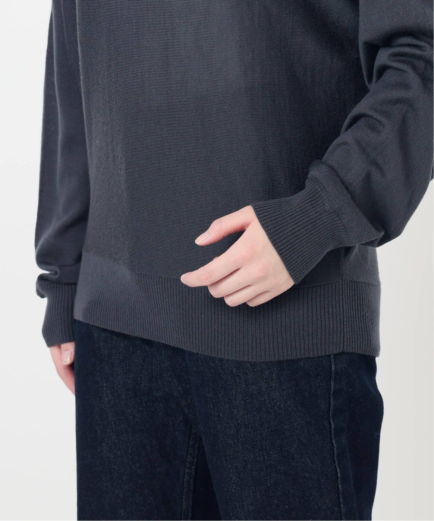 【2023AW/定価1.2万】スローブイエナ SLOBE IENA *ウールクルーネックセーター*ブラックニットプルオーバー(2-2411-430)【42L42】 SLOBE IENA 【2023AW/定価1.2万】スローブイエナ *ウールクルー