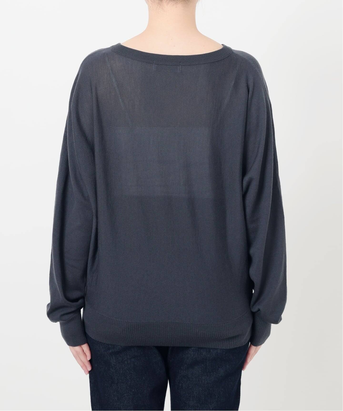 ウォッシャブルドルマンVネックプルオーバー（ニット／セーター