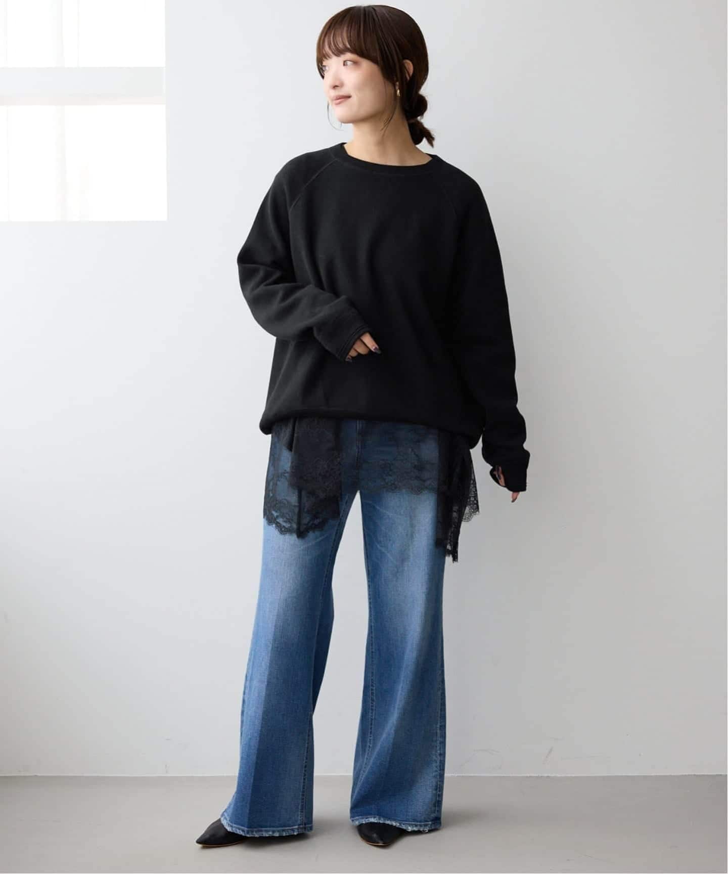 WEB限定/追加2》スムースオーバーニット（ニット／セーター）｜SLOBE