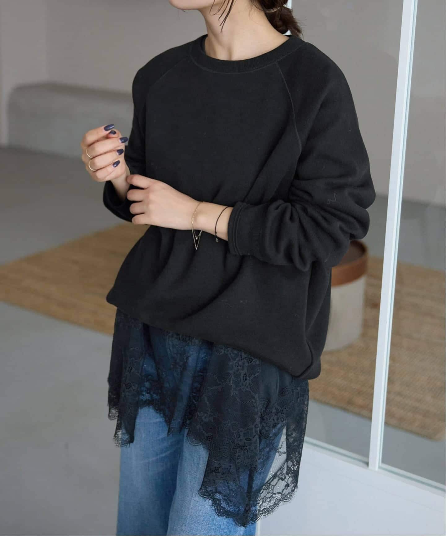 WEB限定/追加2》スムースオーバーニット（ニット／セーター）｜SLOBE