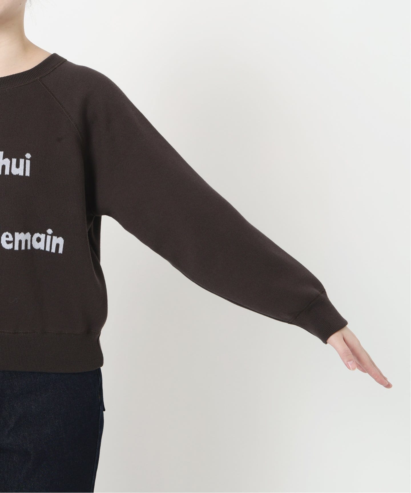 新品イエナ　ロゴニット LEVITAコットン ロゴニット（ニット／セーター）｜IENA（イエナ