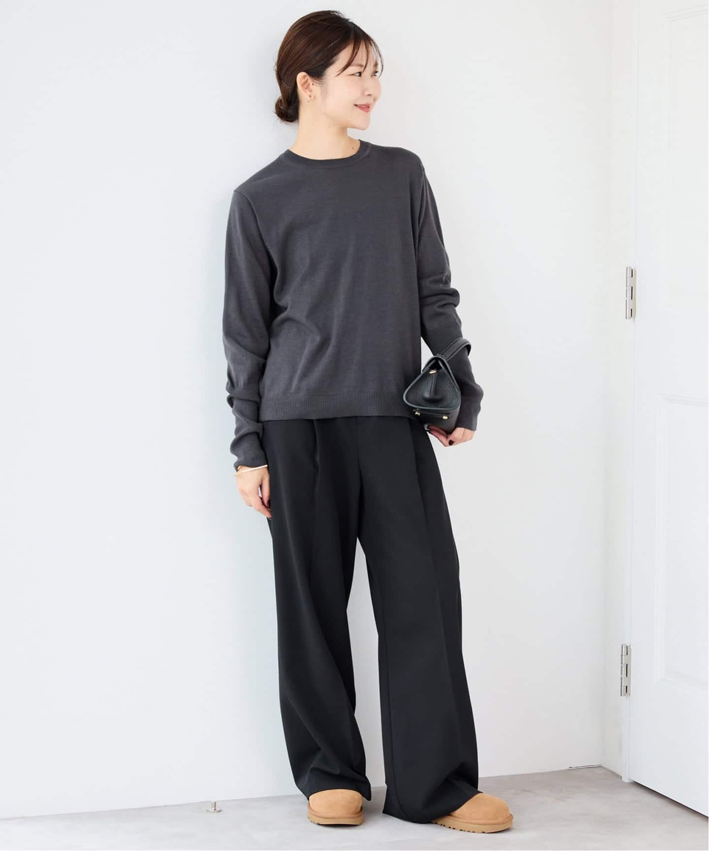 追加》ウォッシャブルプレーンニット（ニット／セーター）｜SLOBE IENA