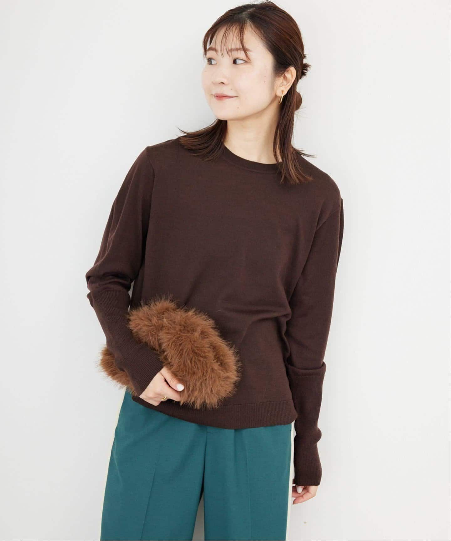 【今季•完売品】SLOBE IENA ウォッシャブルプレーンニット SLOBE IENA｜《追加予約》ウォッシャブルプレーンニット