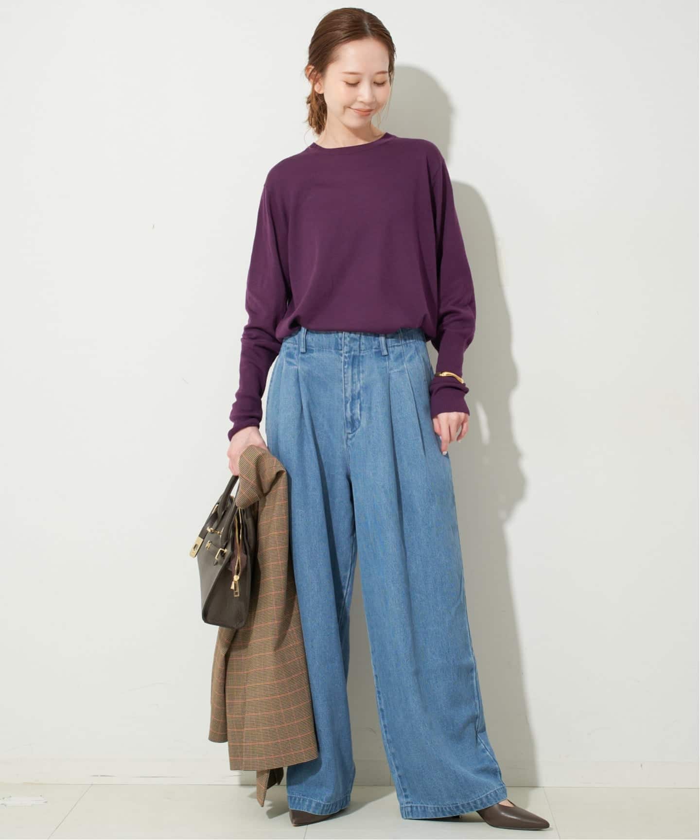 追加》ウォッシャブルプレーンニット（ニット／セーター）｜SLOBE IENA