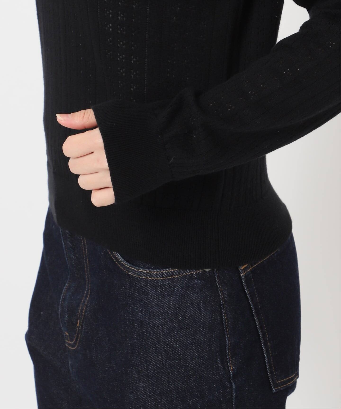 新品25AW SLOBE IENA クレリック襟付きニット 長袖 ナチュラル F クレリック襟付きニット（ニット／セーター）｜SLOBE IENA（スローブ