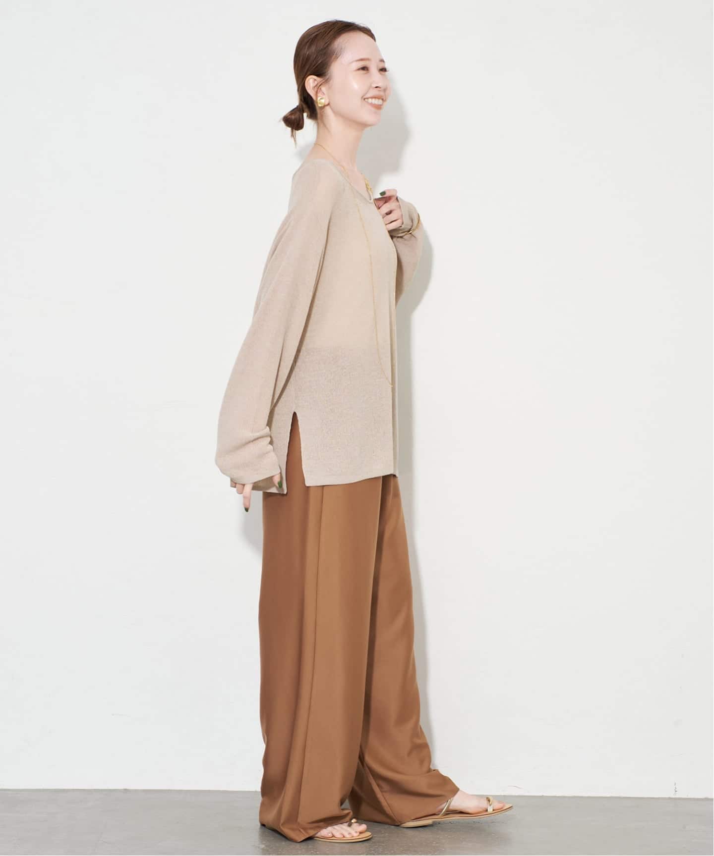 畔オーバープルオーバー（ニット／セーター）｜SLOBE IENA（スローブ