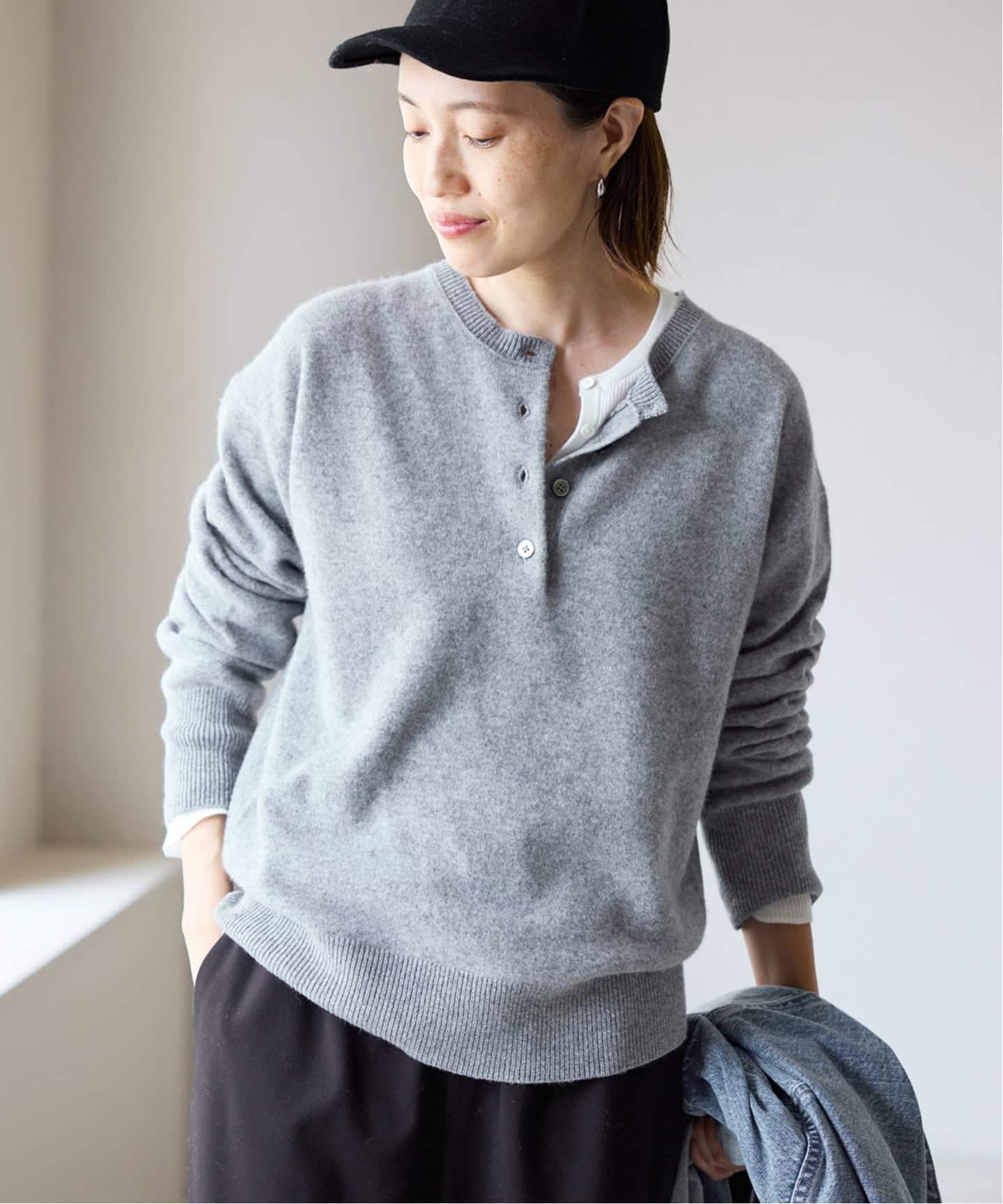 予約》echecs ヘンリープルオーバー（ニット／セーター）｜SLOBE