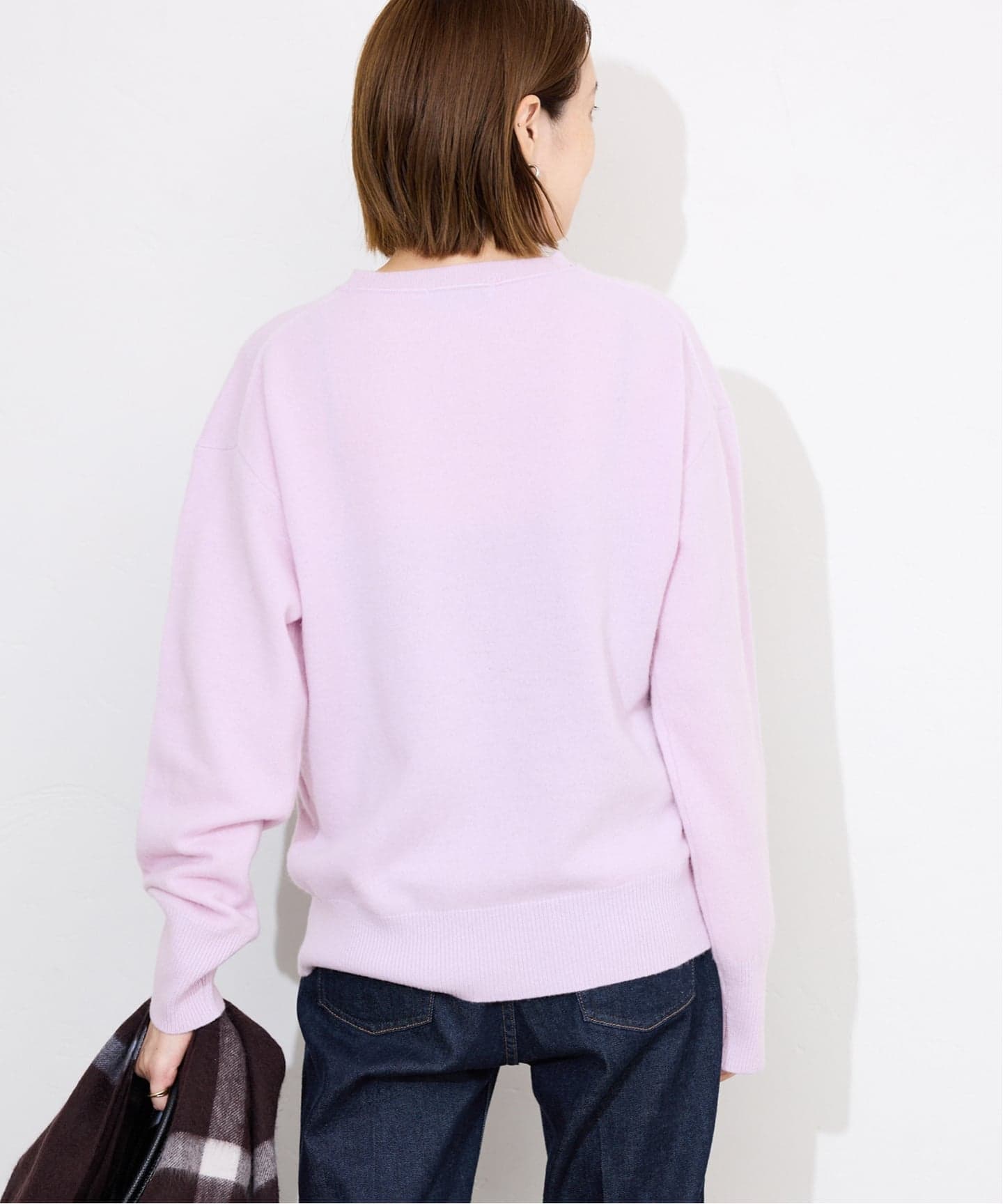 SLOVE IENA echecs クルーネックプルオーバー　タグ付き新品未使用 SLOBE IENA（スローブイエナ）の「echecs クルーネックプル