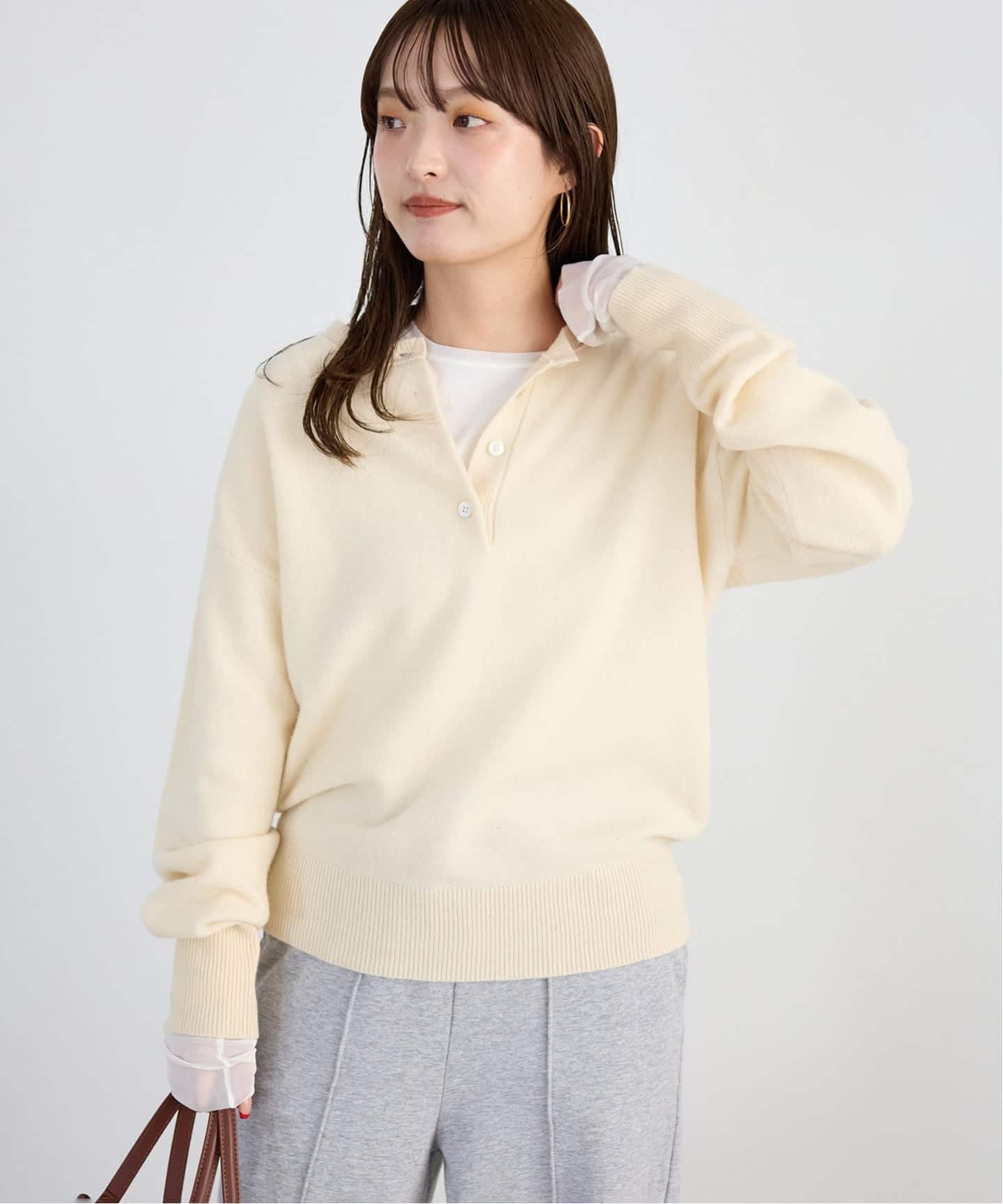 SLOBE IENA echecs ヘンリープルオーバー echecs ヘンリープルオーバー（ニット／セーター）｜SLOBE IENA