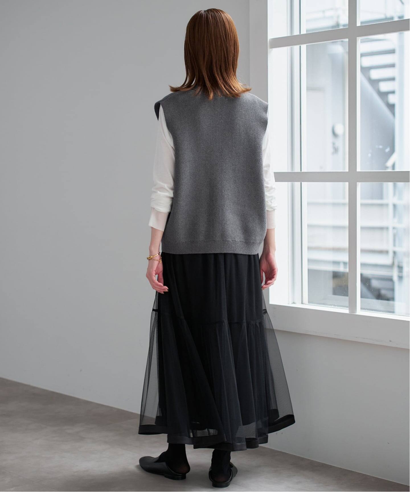 WEB限定/追加2》パールニットベスト（ベスト）｜SLOBE IENA（スローブ