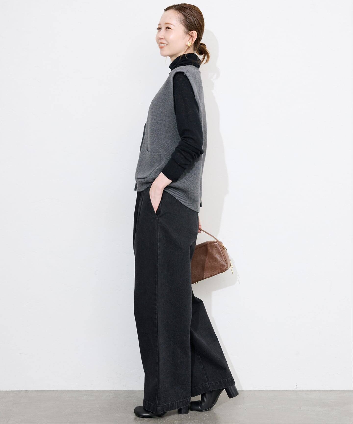 WEB限定/追加2》パールニットベスト（ベスト）｜SLOBE IENA（スローブ