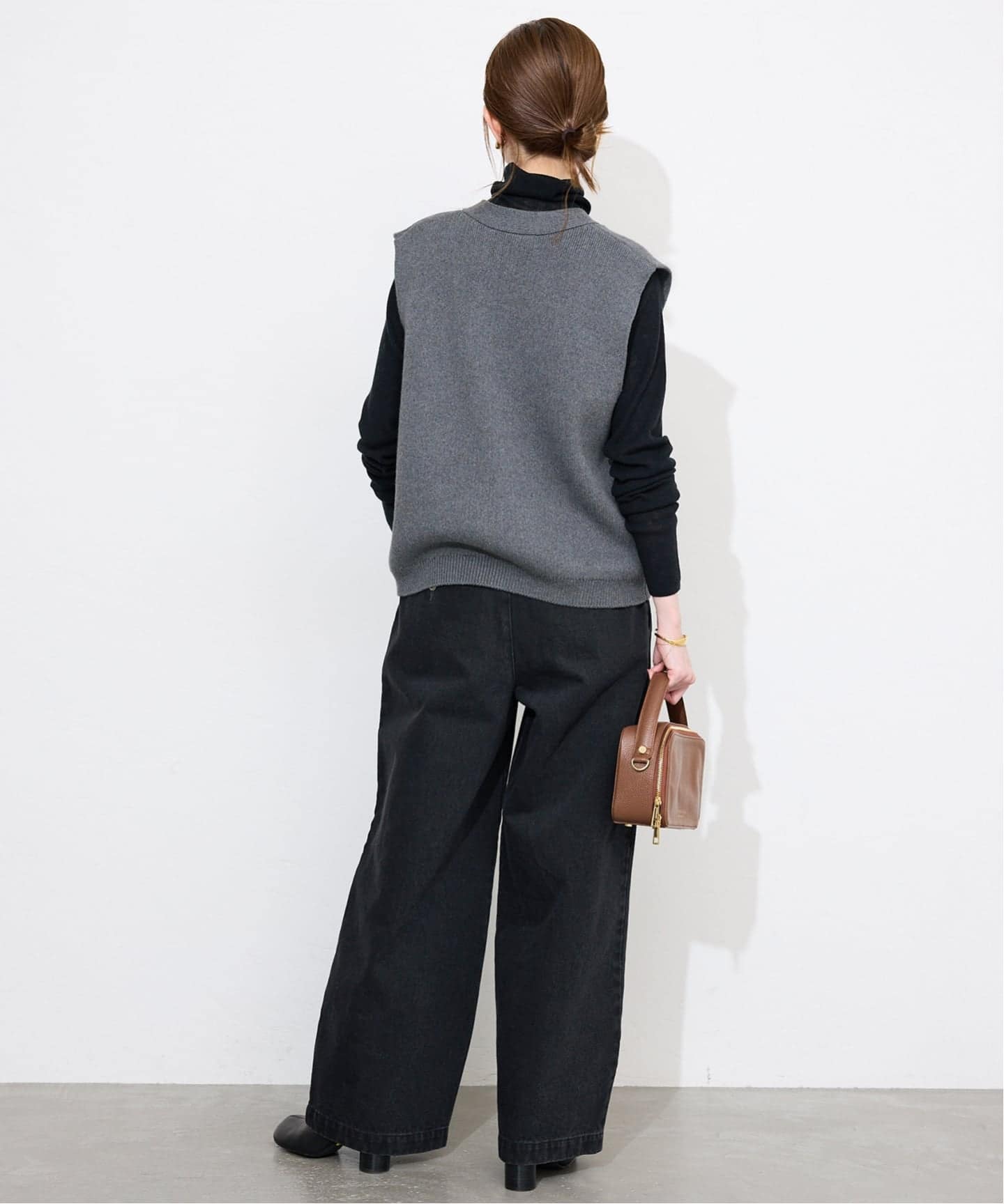 WEB限定/追加2予約》パールニットベスト（ベスト）｜SLOBE IENA