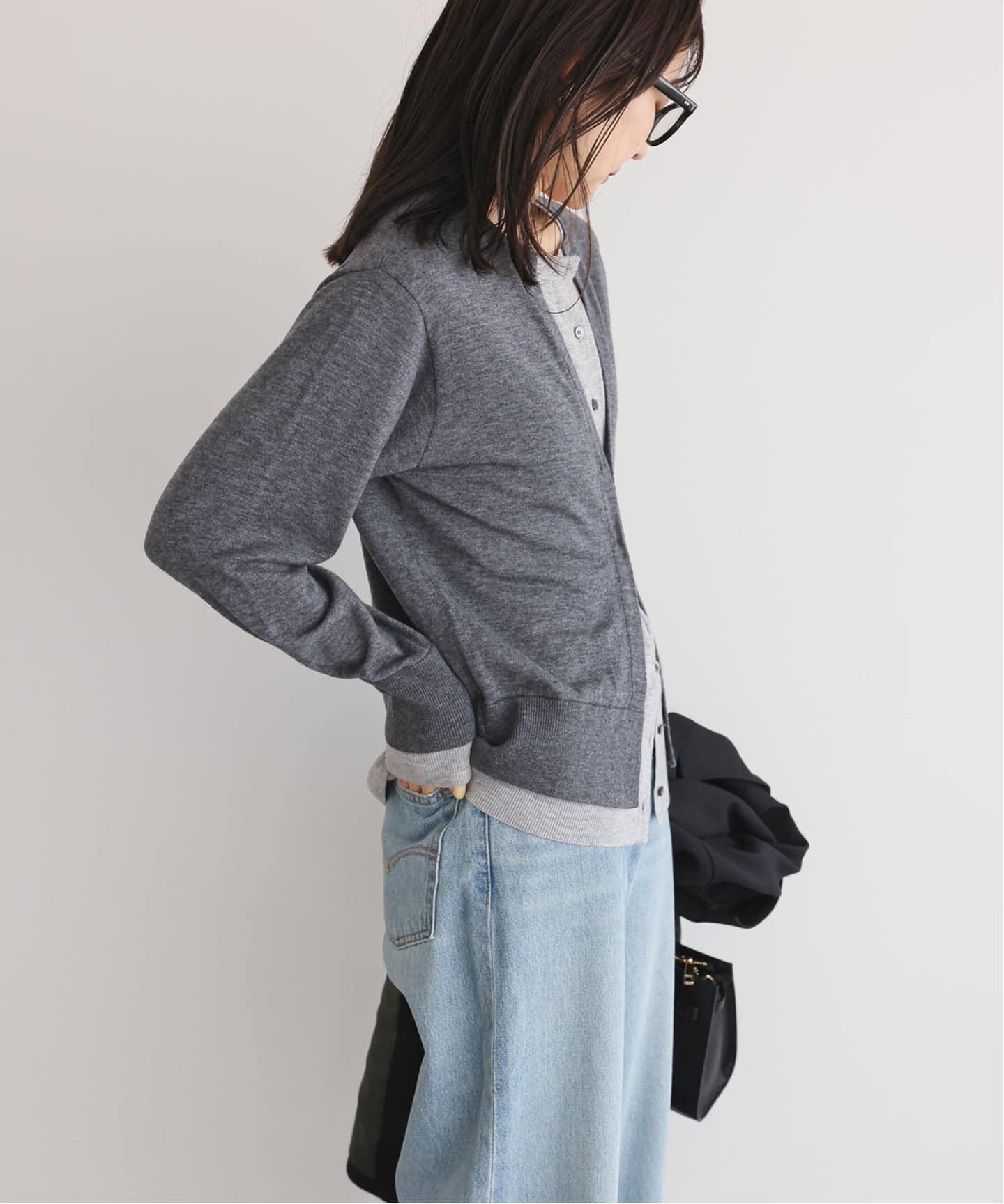 フェイクレイヤードカーディガン（カーディガン）｜SLOBE IENA