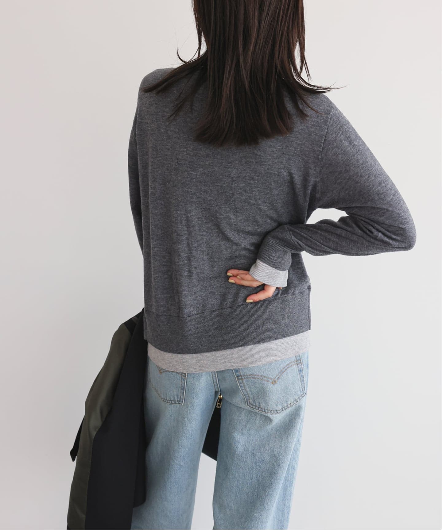 フェイクレイヤードカーディガン（カーディガン）｜SLOBE IENA