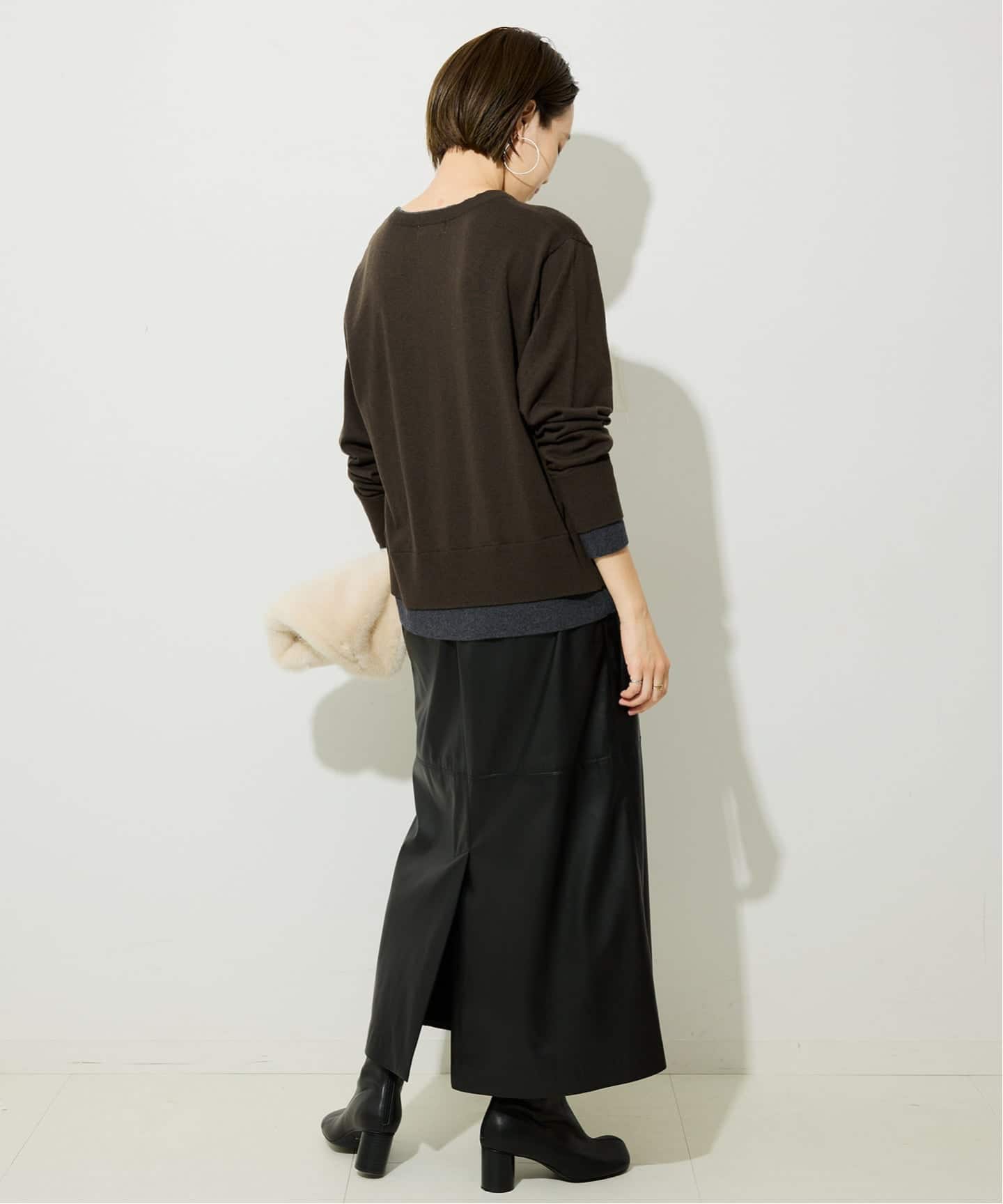 フェイクレイヤードカーディガン（カーディガン）｜SLOBE IENA