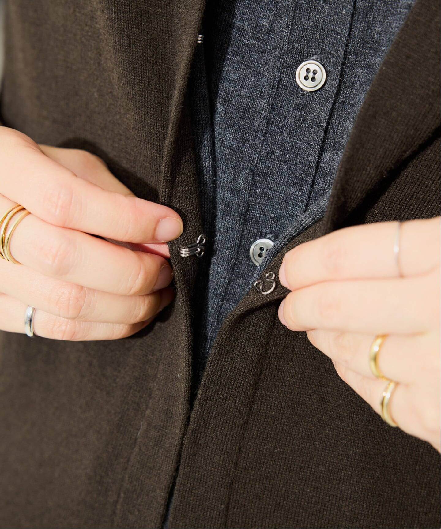 フェイクレイヤードカーディガン（カーディガン）｜SLOBE IENA