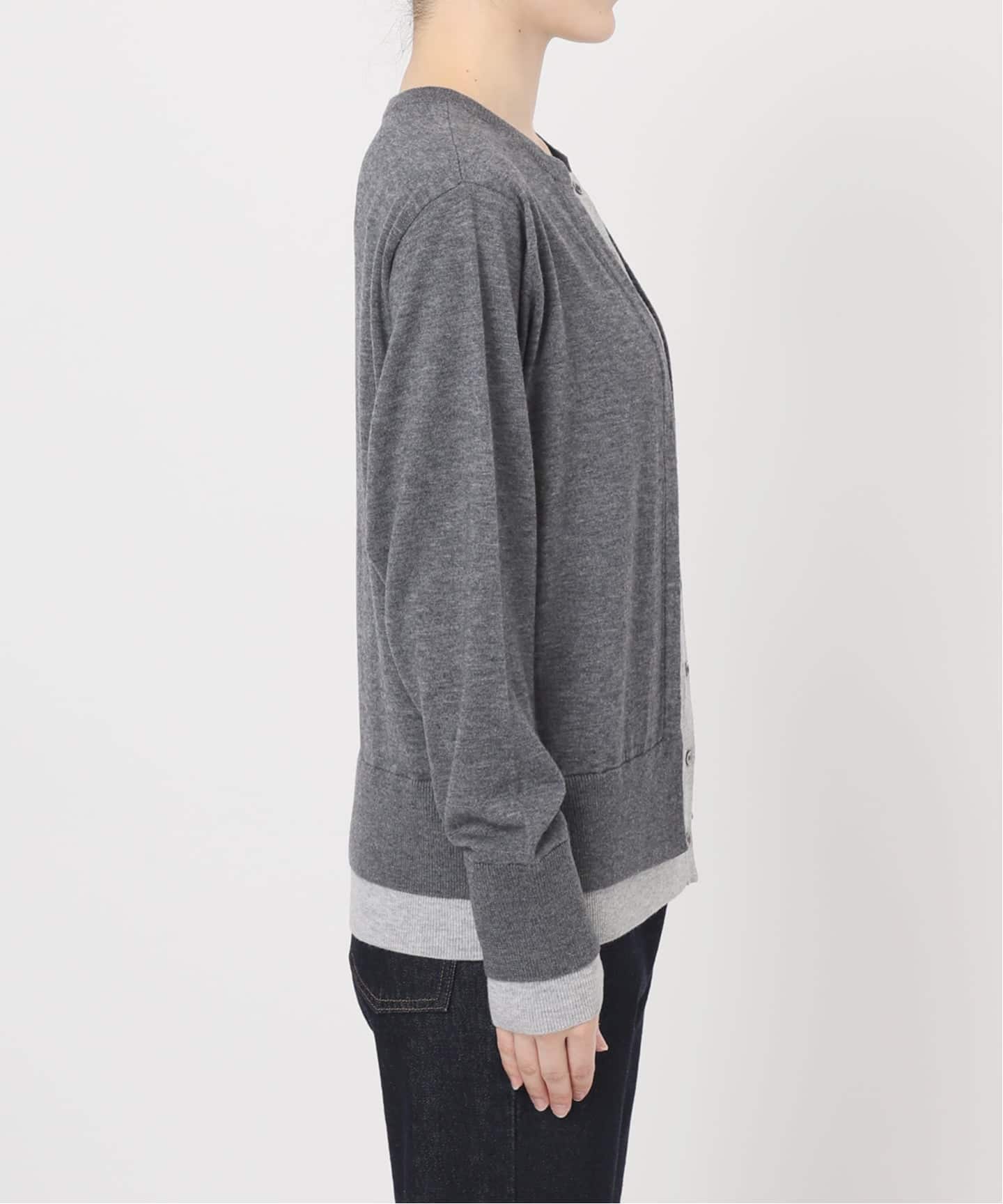 フェイクレイヤードカーディガン（カーディガン）｜SLOBE IENA