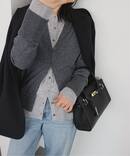 《予約》フェイクレイヤードカーディガン