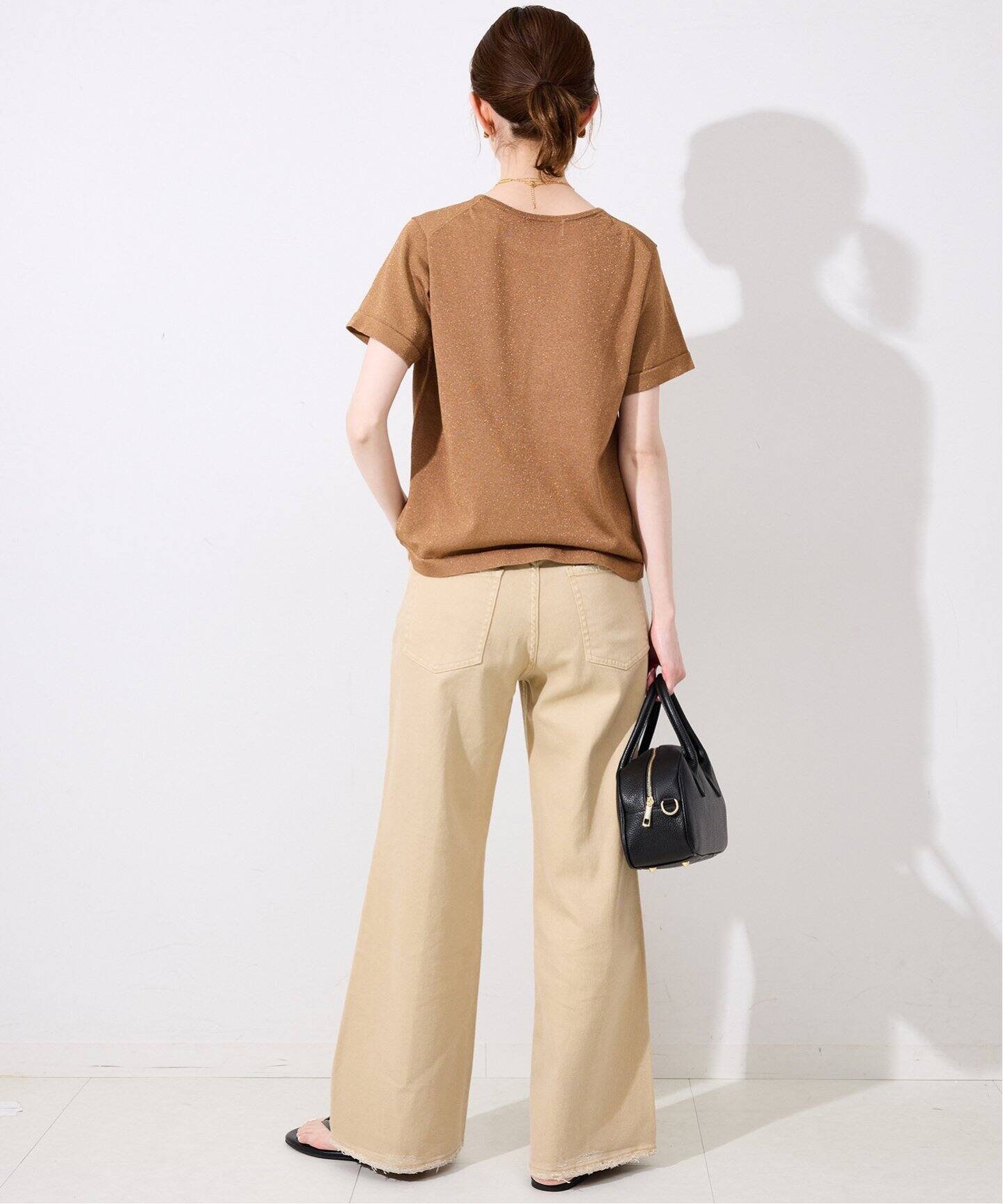 UV機能/追加》ファンタジアパールラメプルオーバー（ニット／セーター